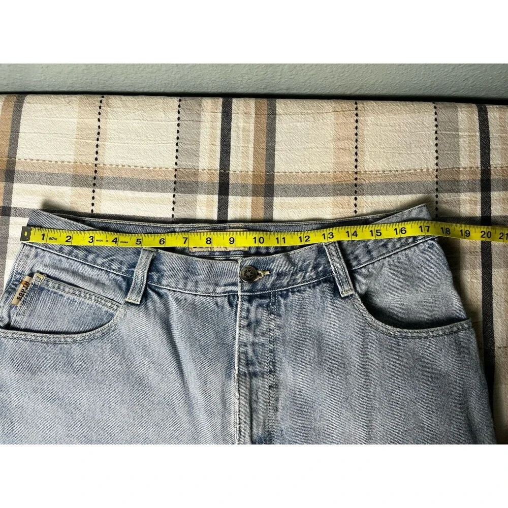 Vintage Y2K South Pole Denim Shorts Jorts Baggy Light Wash Faded Men’s Size 36